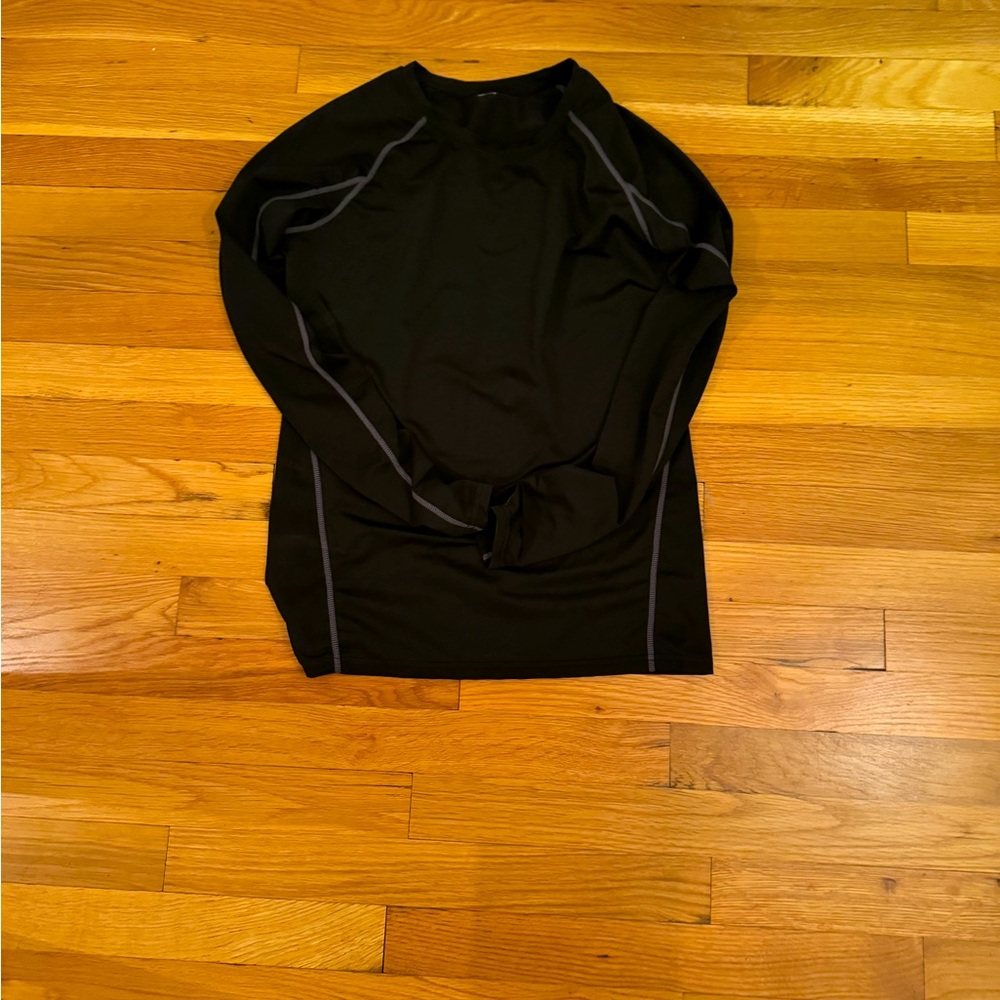 Black/gray Compression Long Sleeve